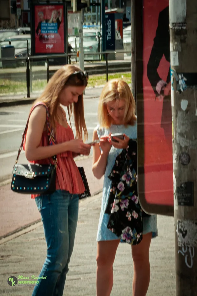 Two Girls together isolated